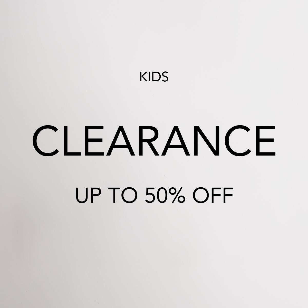 Kids Clearance
