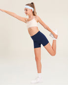 Navy Girls 3" Volleyball Shorts