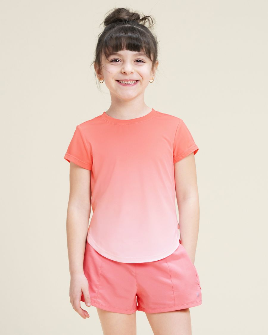 Coral Kids Ombre Athletic T-Shirt