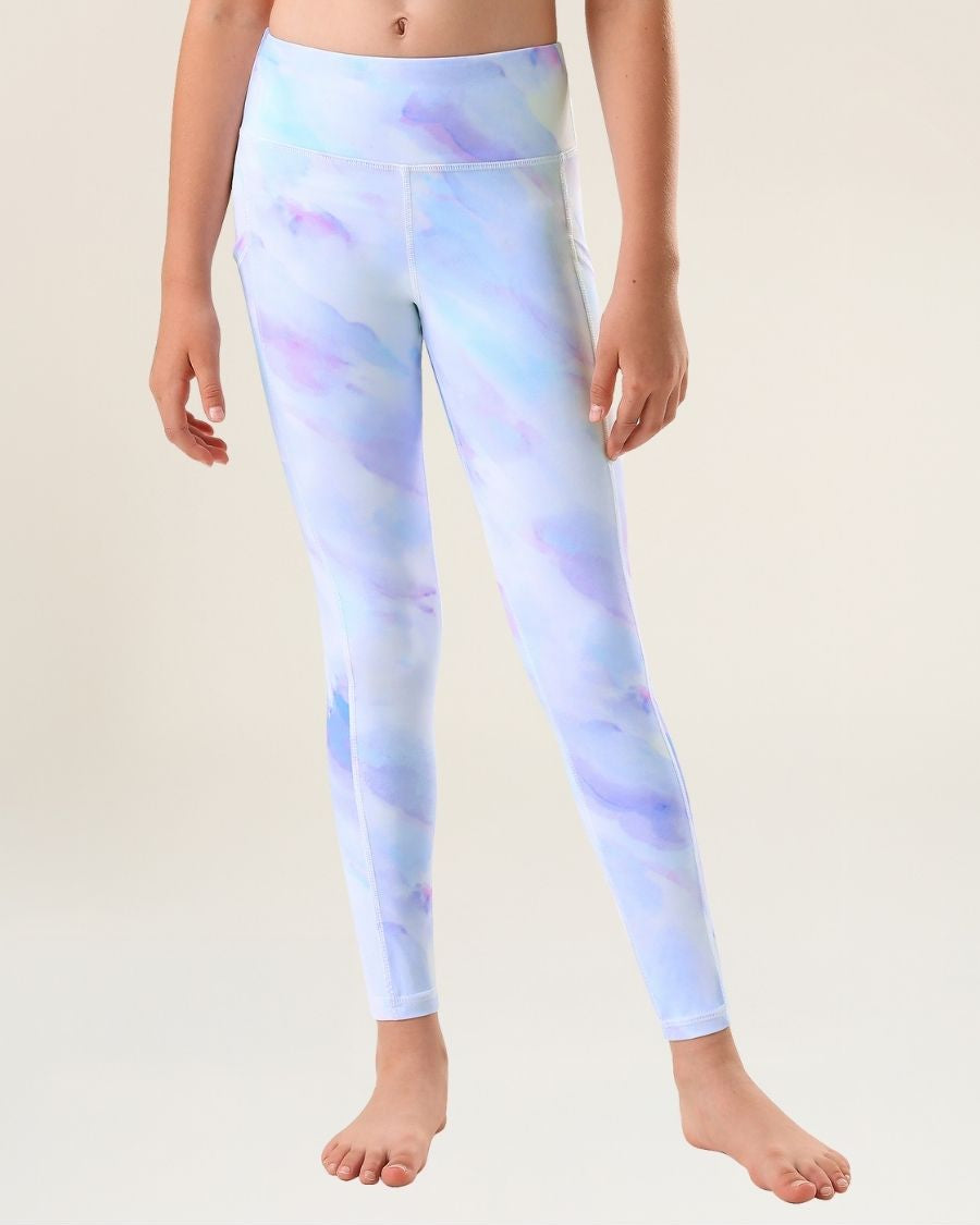 Lilac Sky Girls Athletic Leggings - View 5