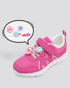 Fuchsia Kids Running Shoes - View 3