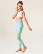Spring Pastel Girls Athletic Leggings - View 2