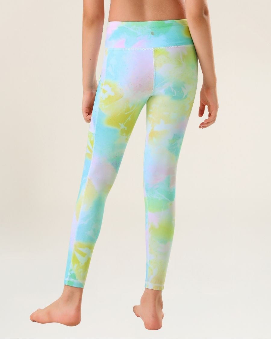Spring Pastel Girls Athletic Leggings - View 6