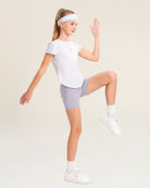 Lavender Girls 3" Volleyball Shorts