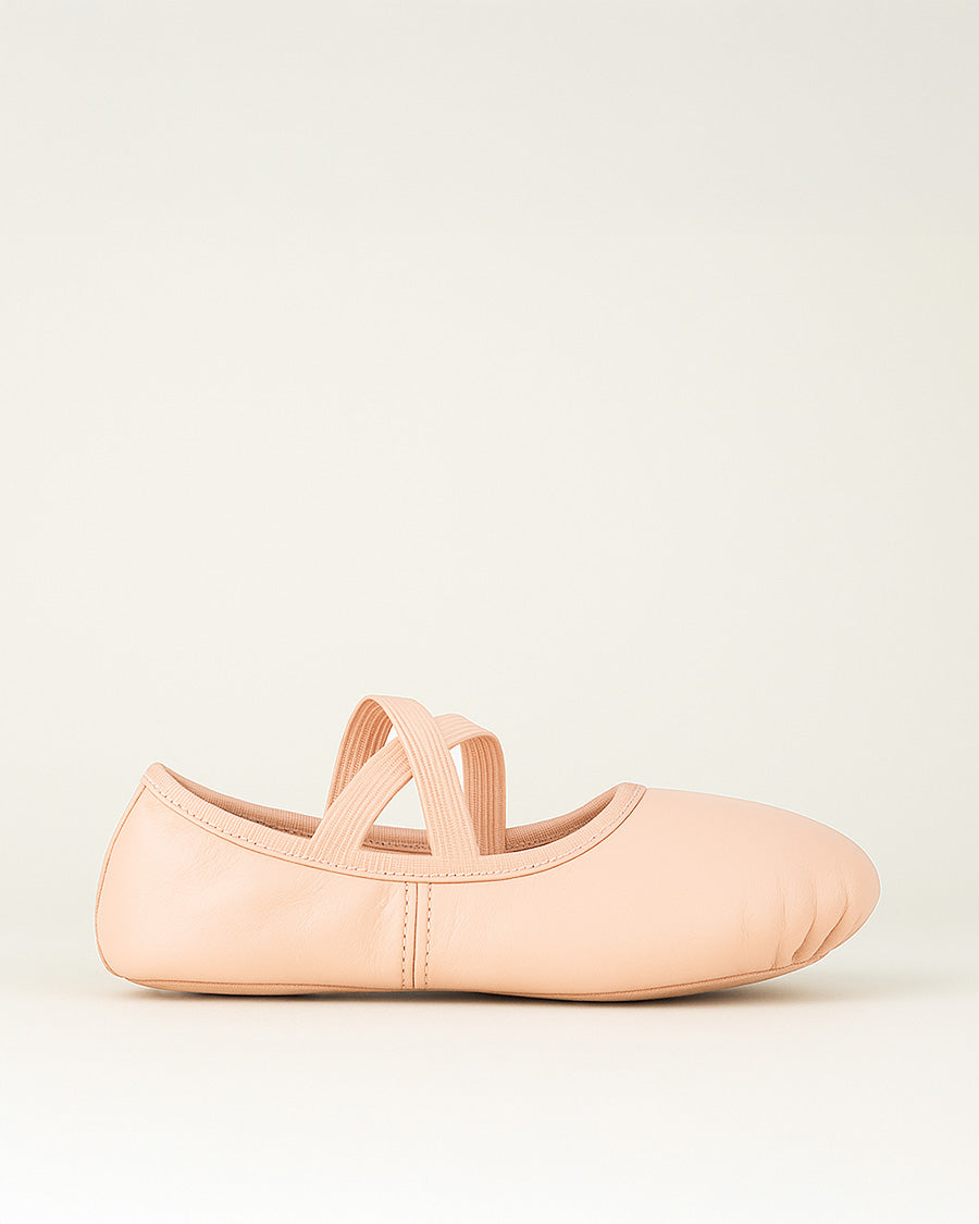 Ballet Pink Kids Premium Leather Ballet Shoes (Split Sole)