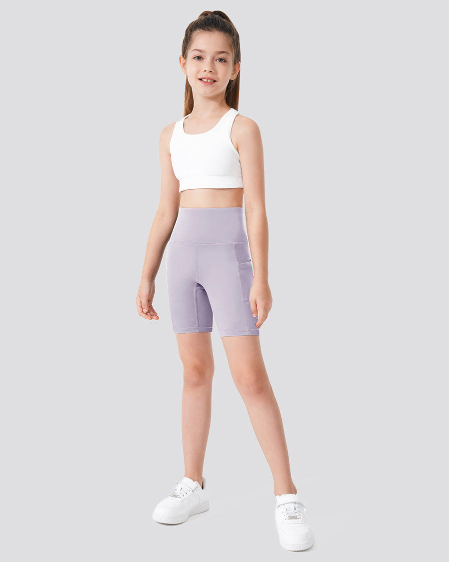 Lavender Girls 8" Volleyball Ace Shorts
