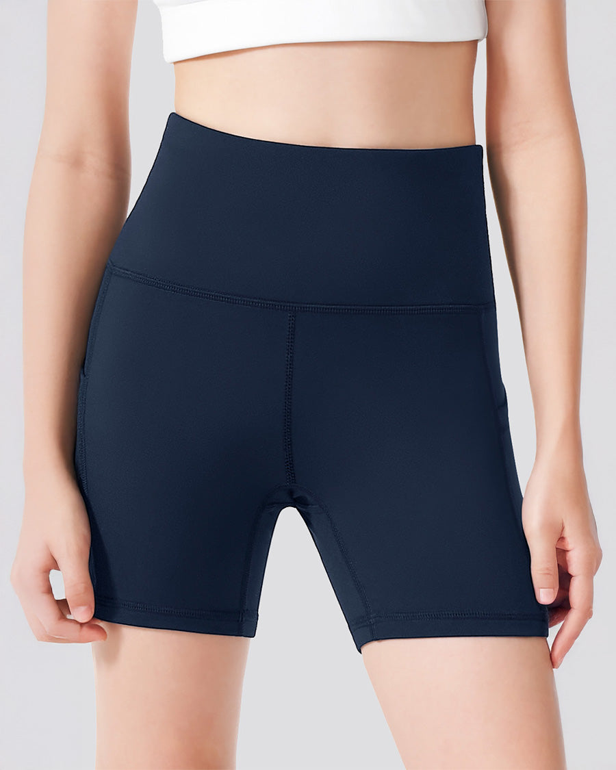 Navy Girls 4" Volleyball Ace Shorts