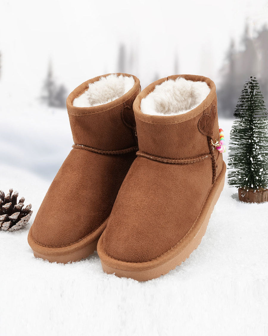 Chestnut Kids Faux Fur Snow Boots