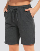 Charcoal Cotton Sweat Shorts 7"