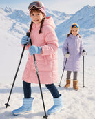 Ice Blue In A Flurry Kids Snow Boots