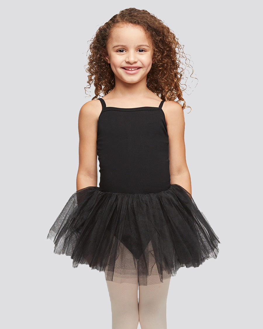 Black Girls Camisole Tulle Dress