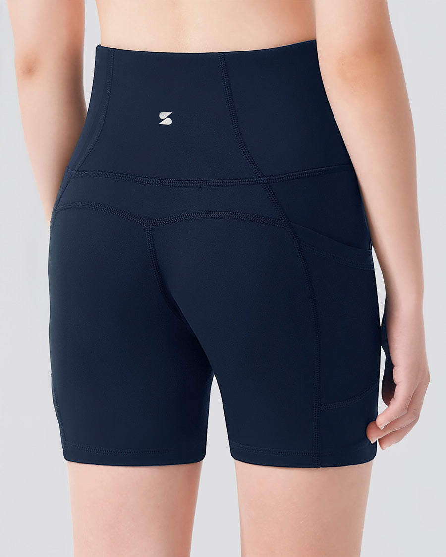 Navy Girls 4" Volleyball Ace Shorts