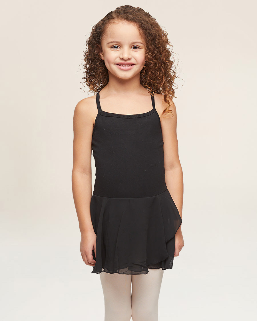 Black Girls Camisole Dance Dress