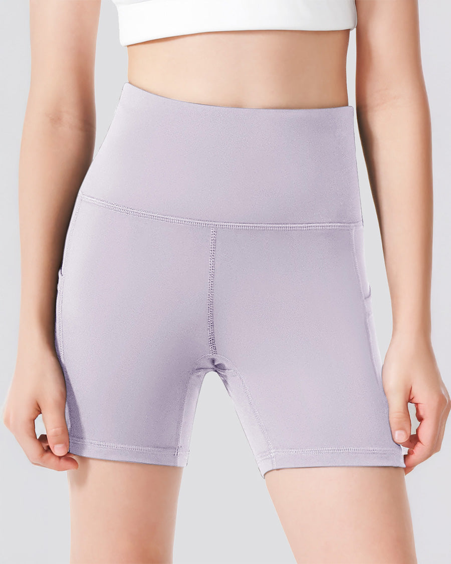 Lavender Girls 4" Volleyball Ace Shorts