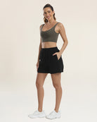 Black Comfy Lounge Shorts