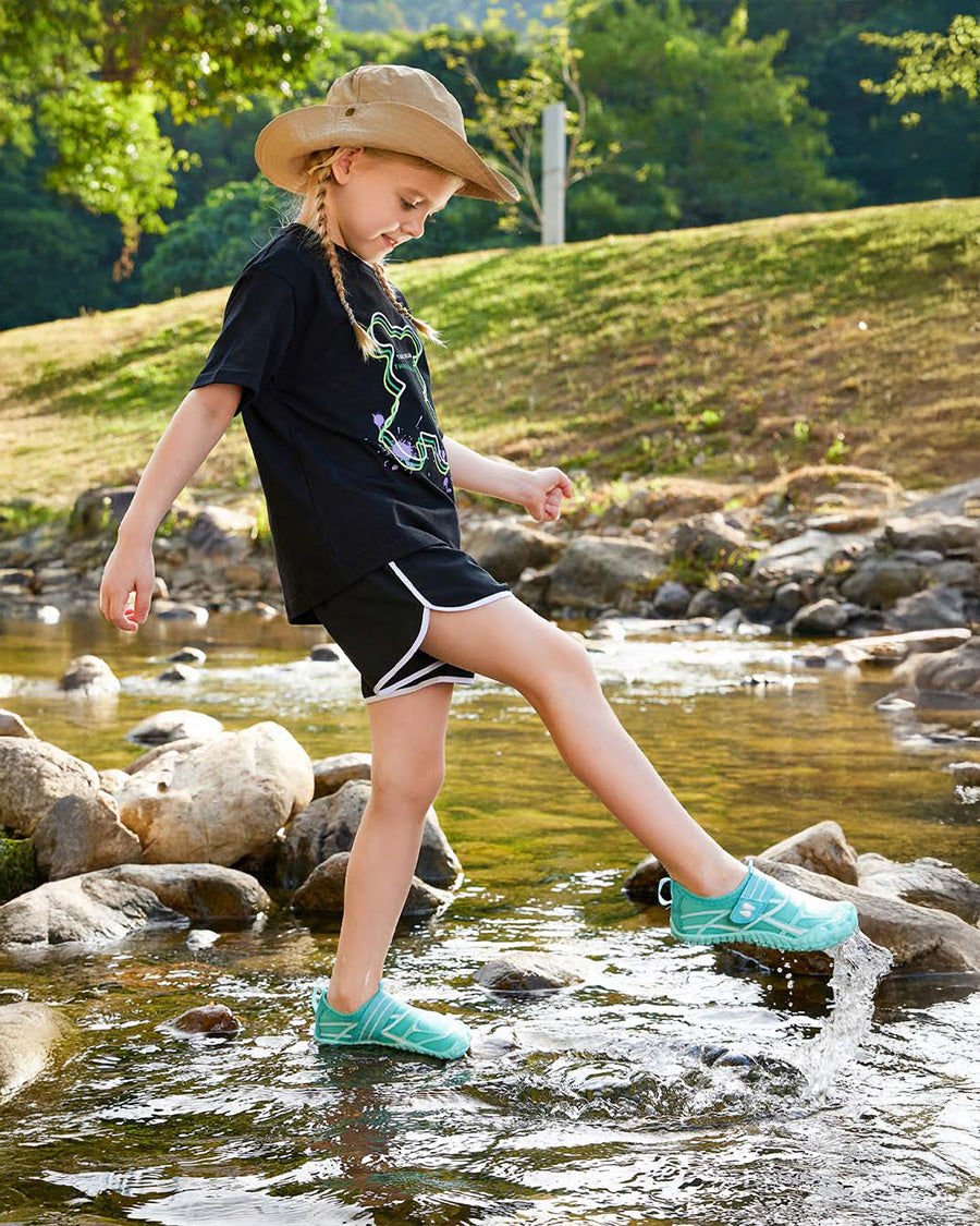 Mint Green Kids Water Shoes