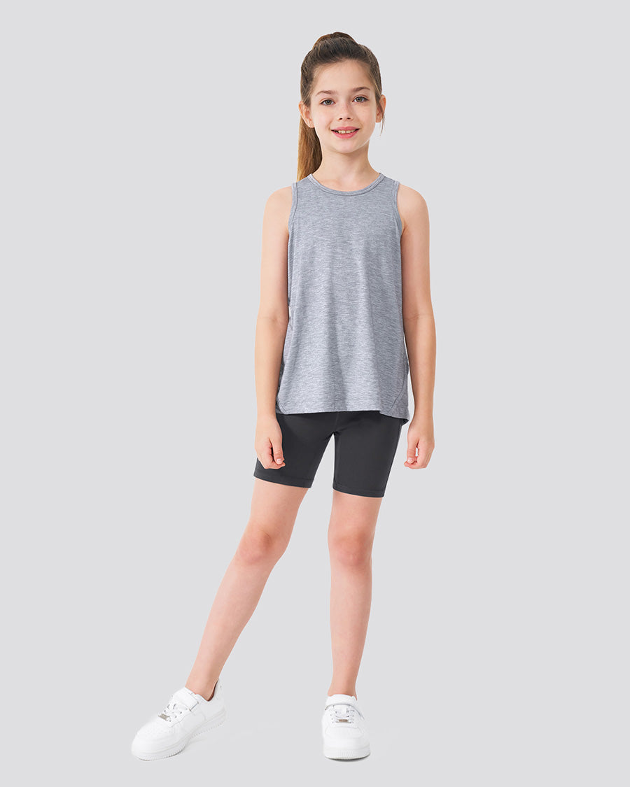 Charcoal Girls 4" Volleyball Ace Shorts