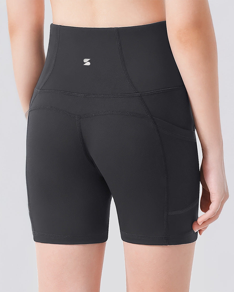 Charcoal Girls 4" Volleyball Ace Shorts