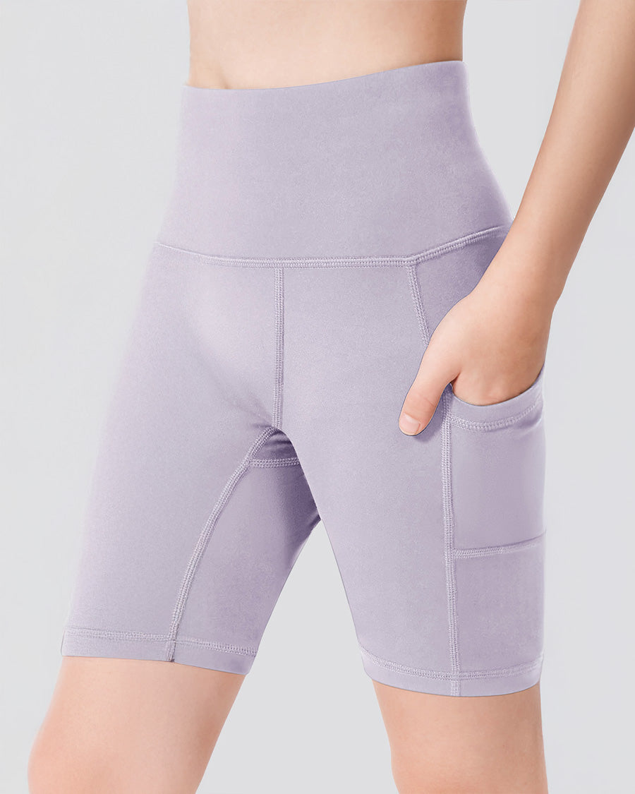 Lavender Girls 8" Volleyball Ace Shorts