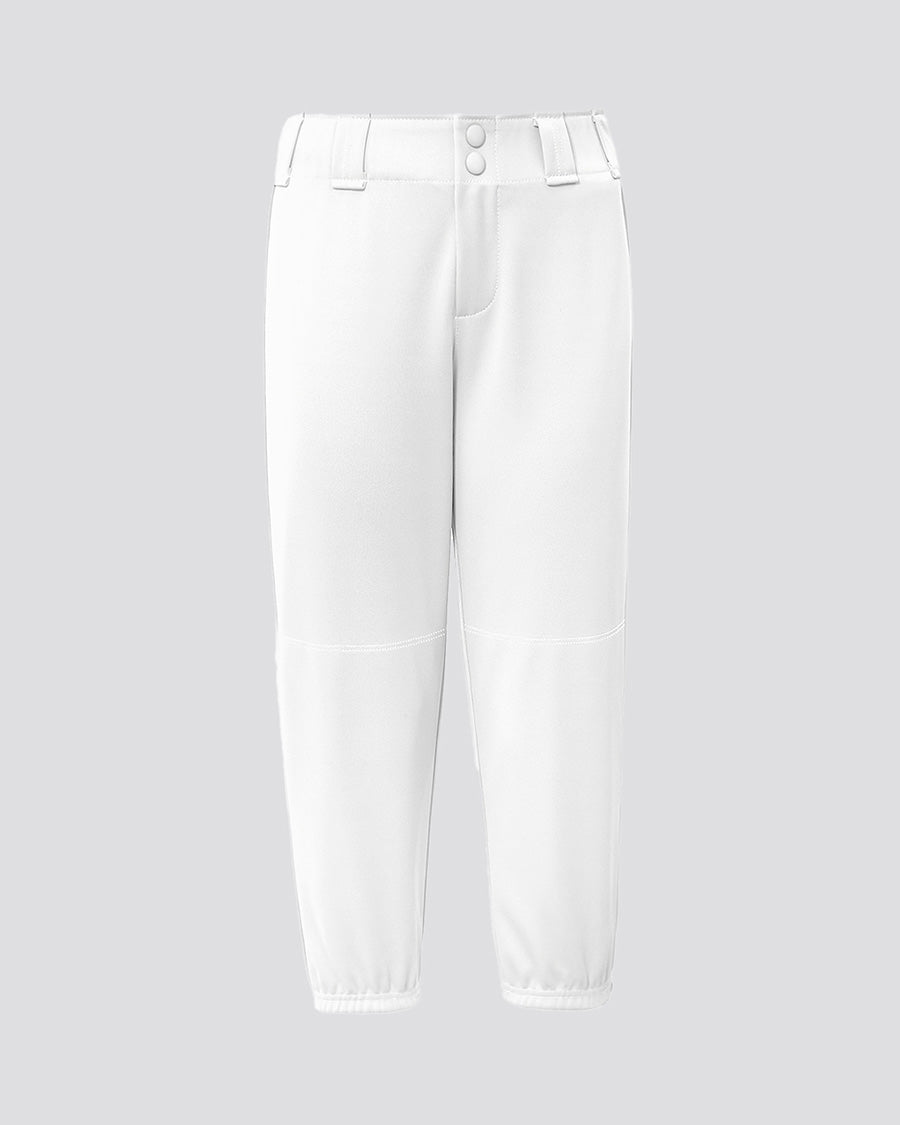 White Girls Softball Pants