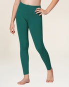 Teal Girls Soft Yoga Leggings