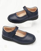 Navy Girls Classic School Uniform Mary Jane Shoes