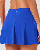pleated tennis skirt Sapphire back view detail