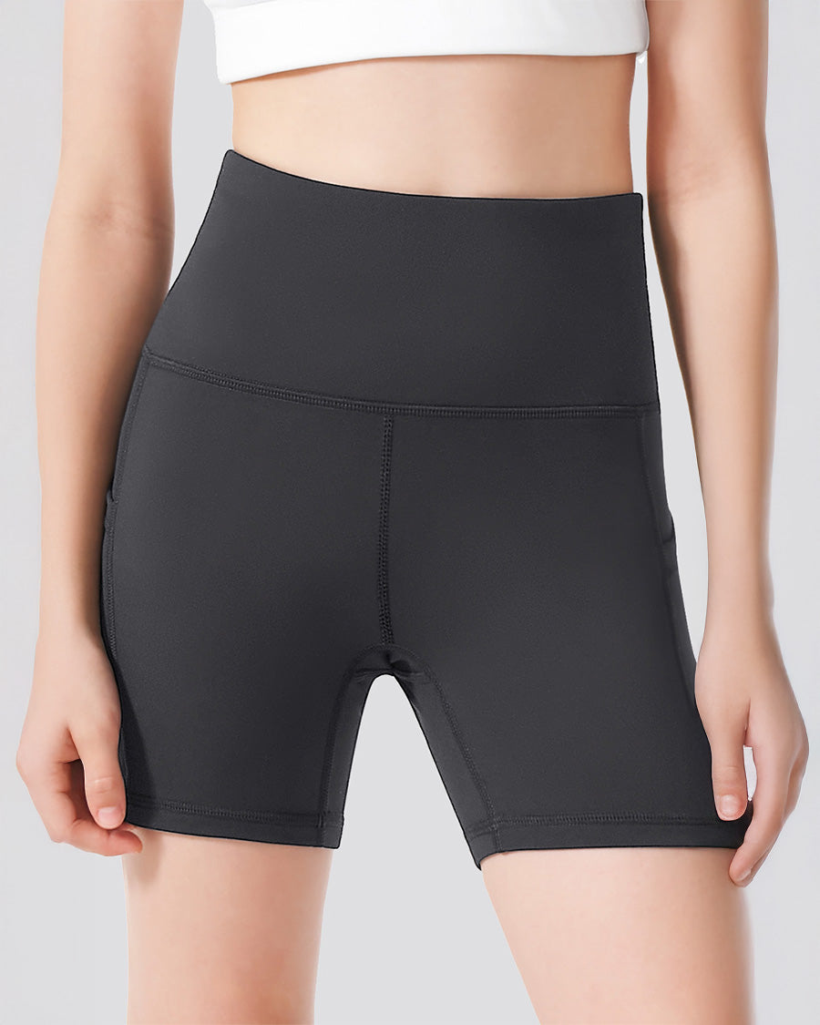 Charcoal Girls 4" Volleyball Ace Shorts
