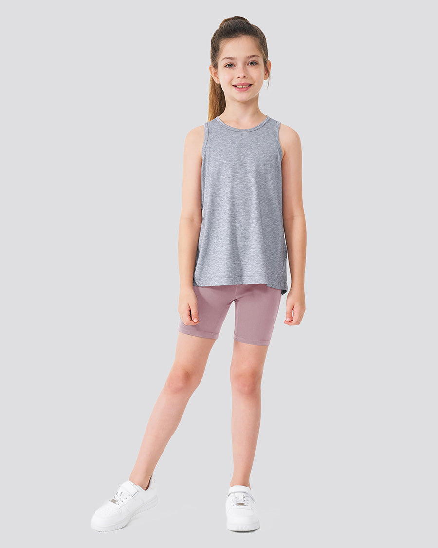 Pink Girls 4" Volleyball Ace Shorts
