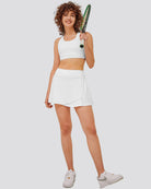 White Ace Pleated Tennis & Golf Skirt