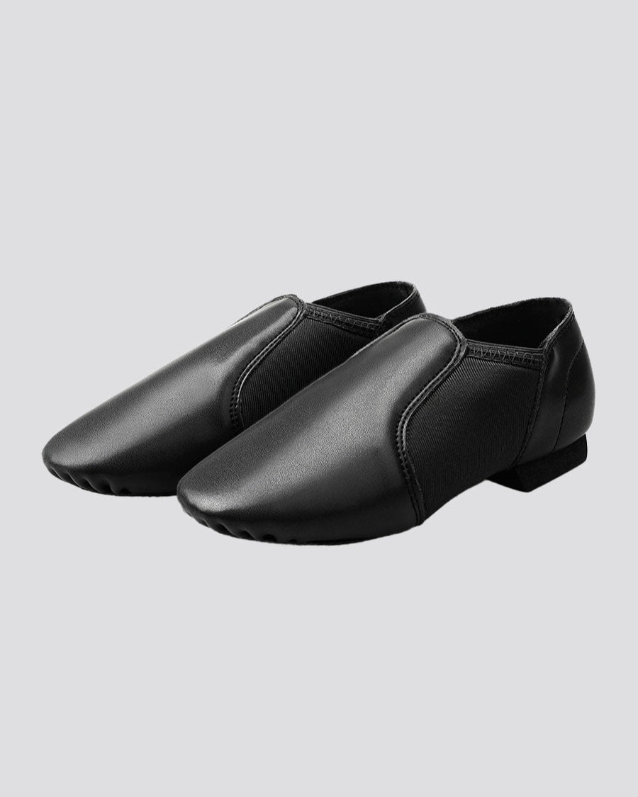 Black Kids PU Leather Jazz shoes