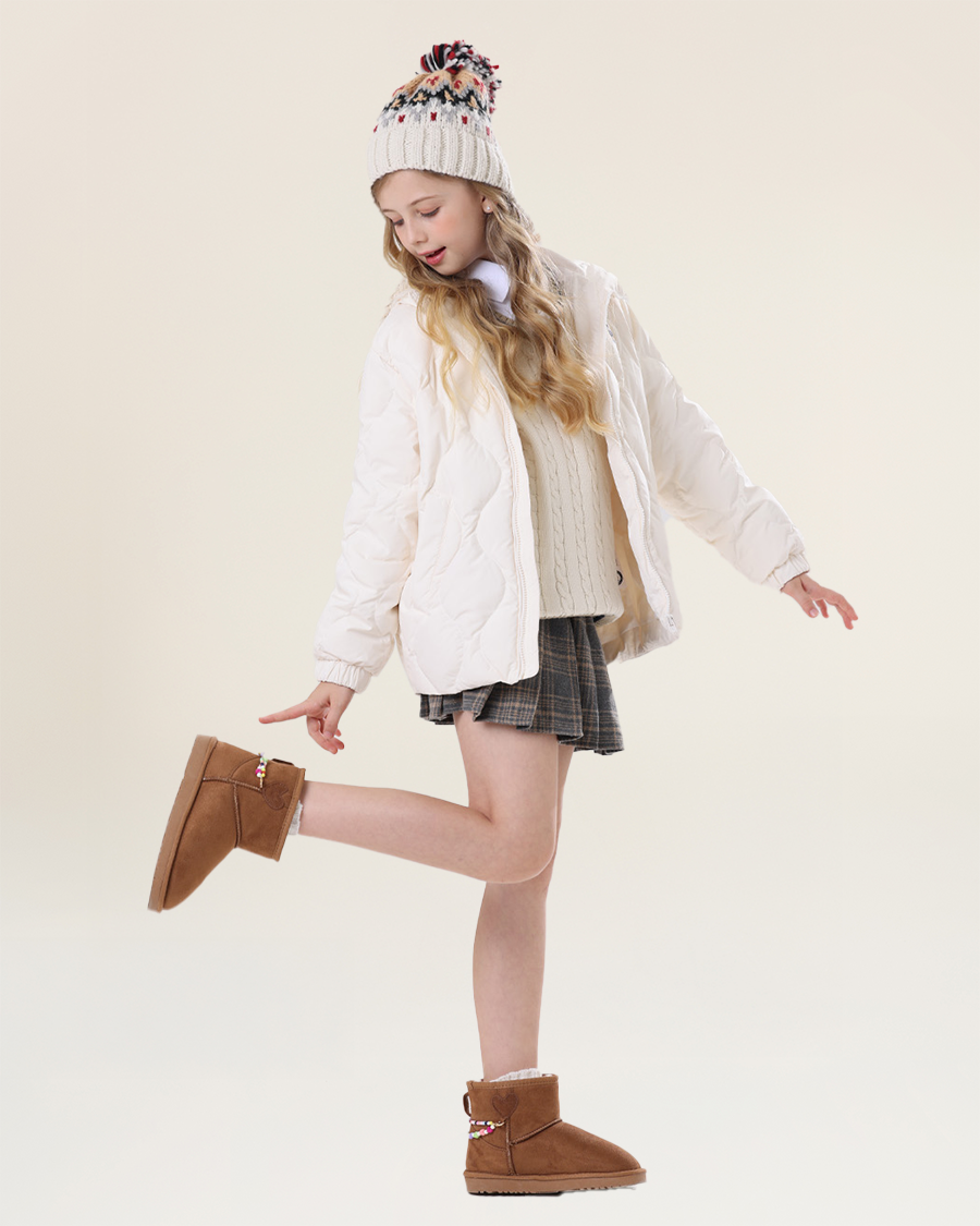 Chestnut Kids Faux Fur Snow Boots
