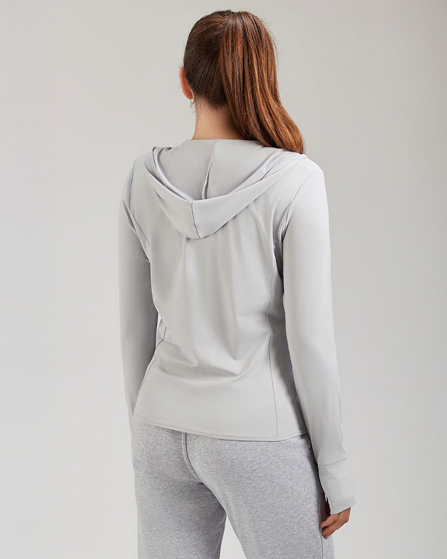 Light Grey Sun Protection Hoodie
