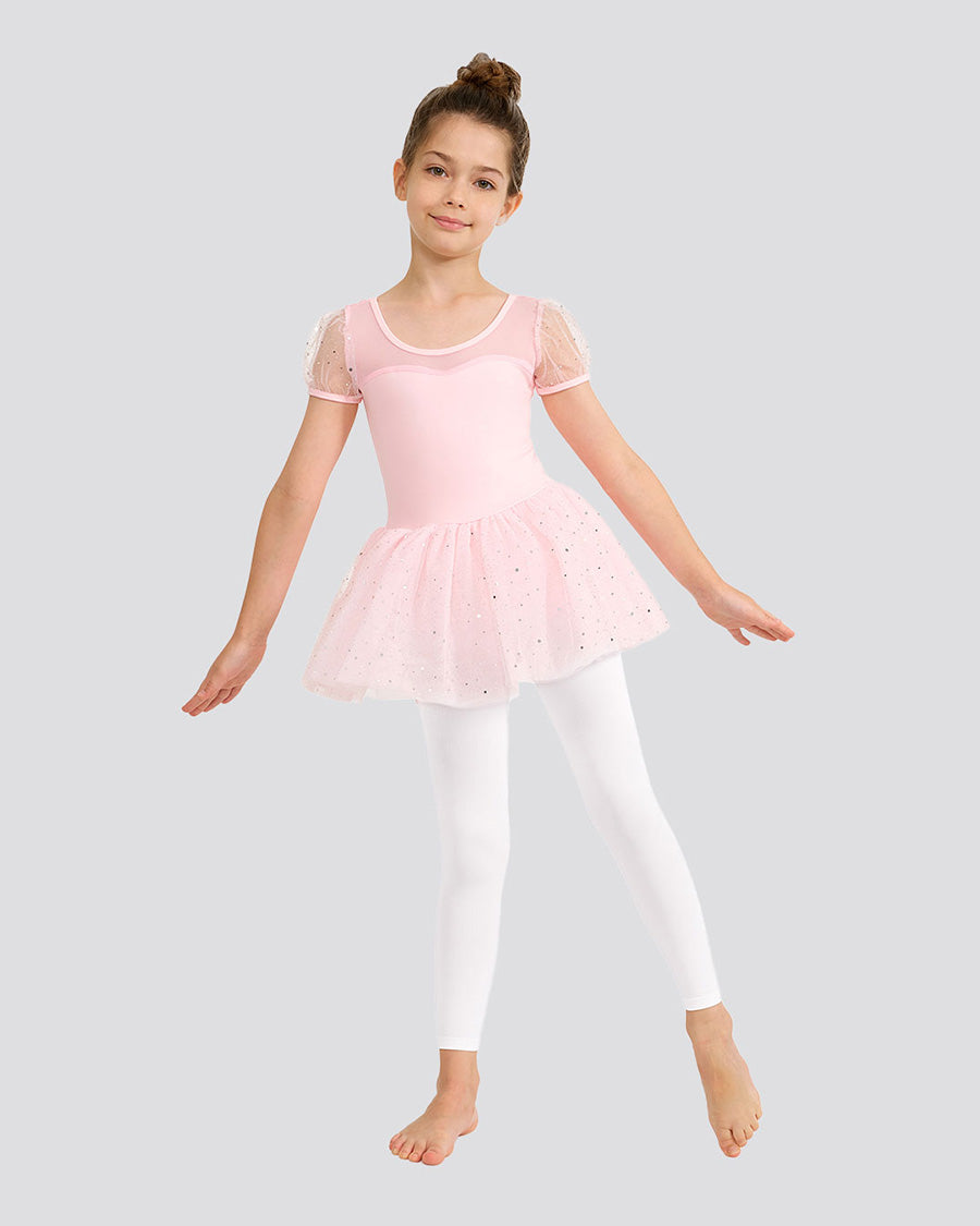 White Girls Ultra Soft Footless Ballet Tights