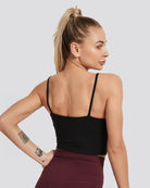 Black Sports Bra Tank Top