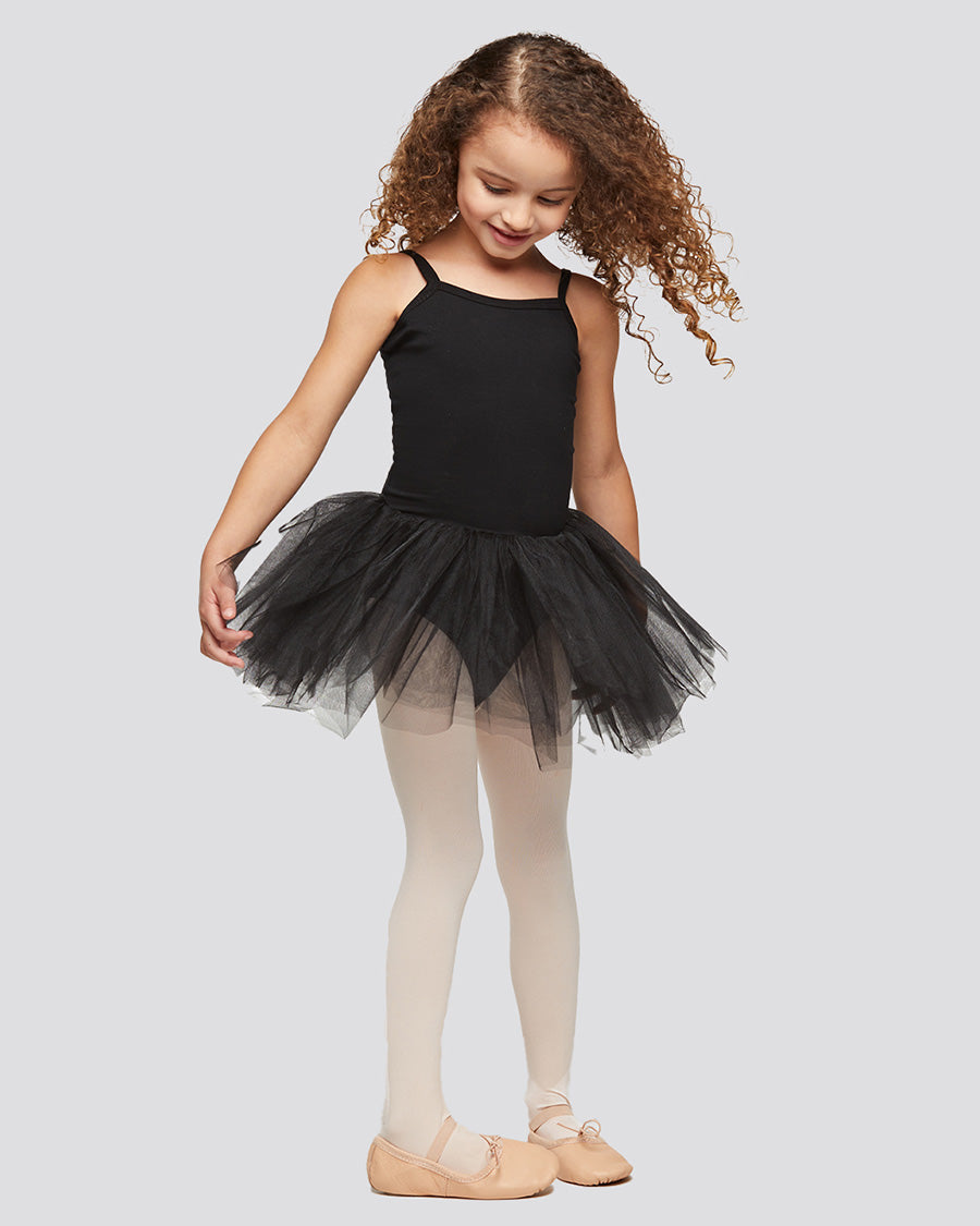 Black Girls Camisole Tulle Dress