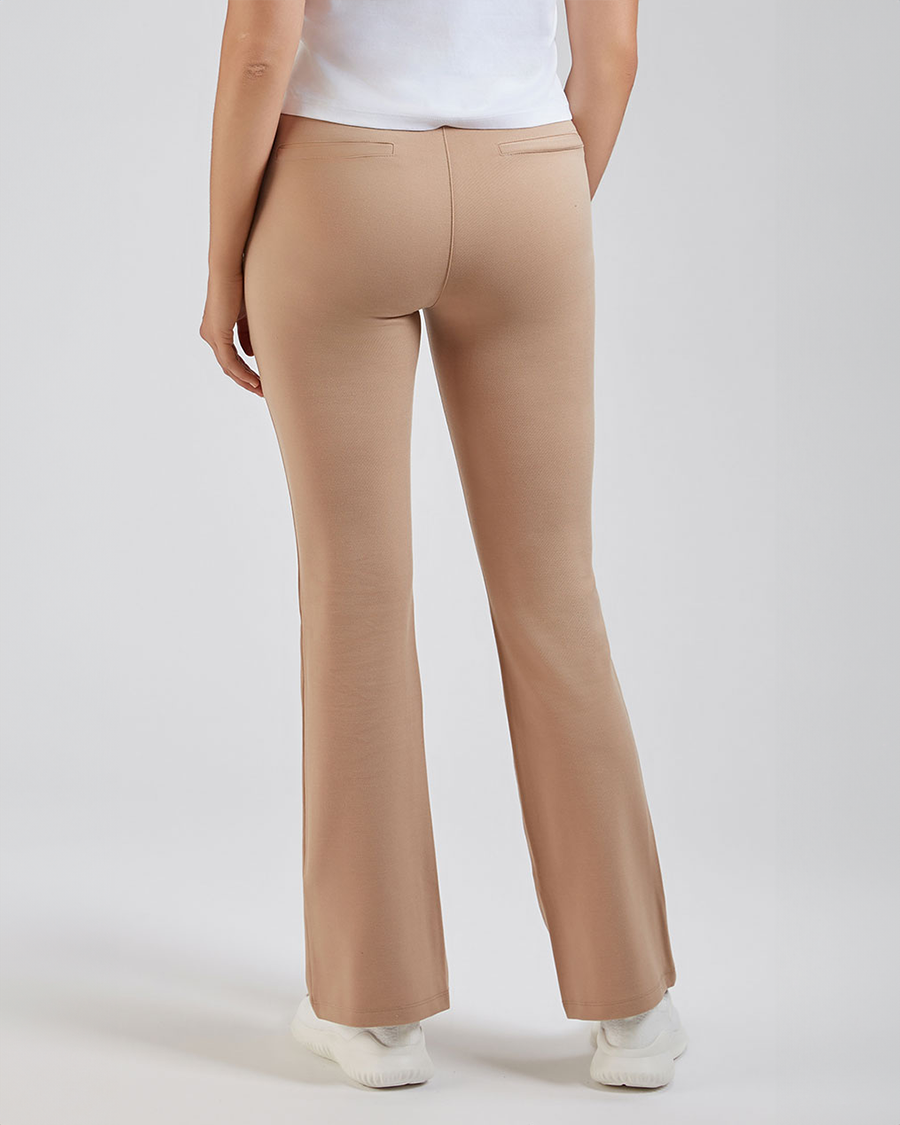 Khaki Women Business Casual Work Pants  | Bootcut