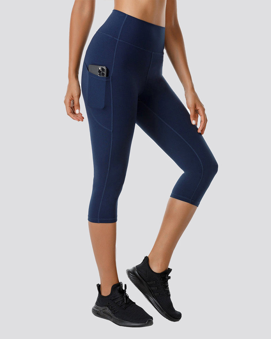 Navy Women Capri Leggings