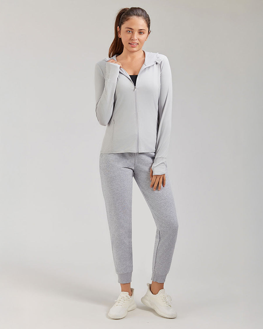 Light Grey Sun Protection Hoodie