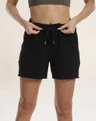 Black Comfy Lounge Shorts