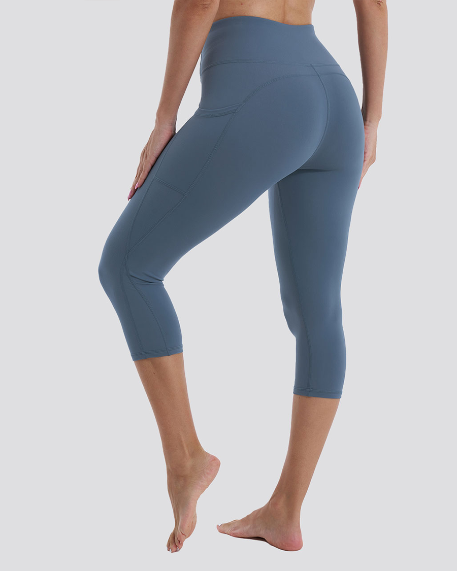 Grey Sage DreamComfort Capri Yoga leggings