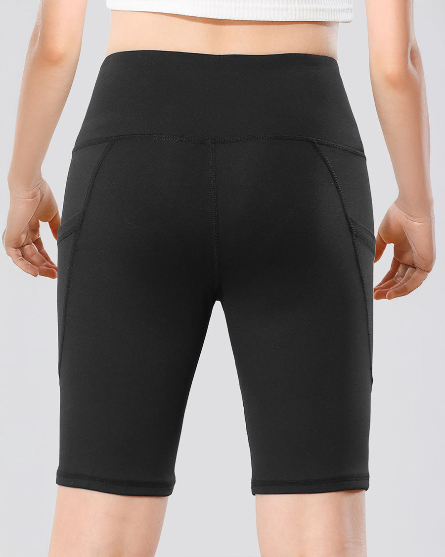 Black Girls 8" Volleyball Shorts