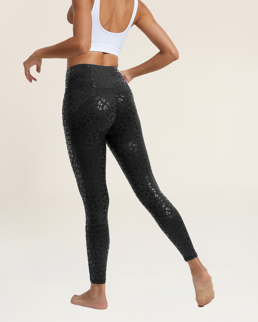 Black Leopard Naked Feeling Leggings