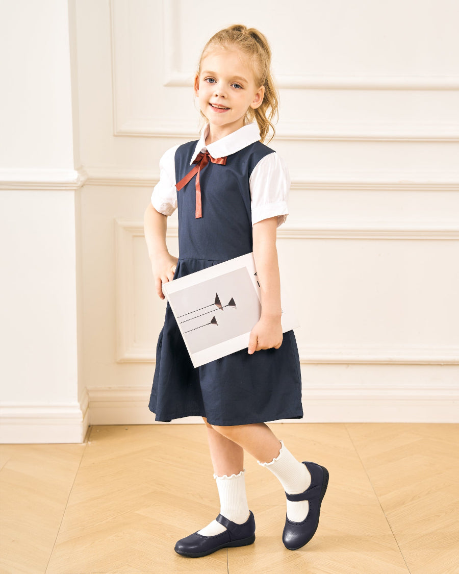 White Kids Ruffle Trimmed Socks