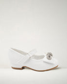 White Girls Closed Toe Mary Jane Shoes