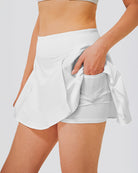 White Ace Pleated Tennis & Golf Skirt