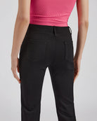 Black Women Business Casual Work Pants | Straight 30''