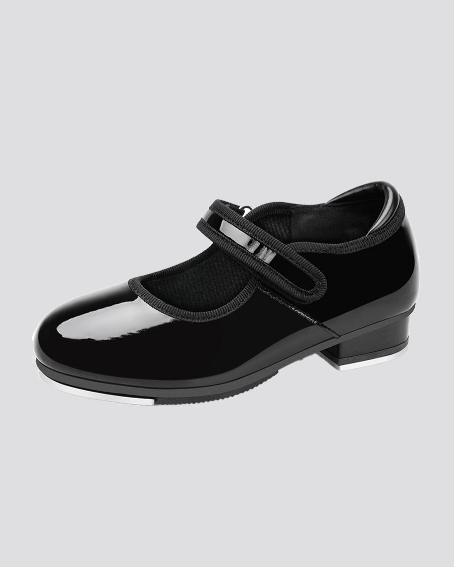 Black Glitter Kids Beat Bling Tap Shoes