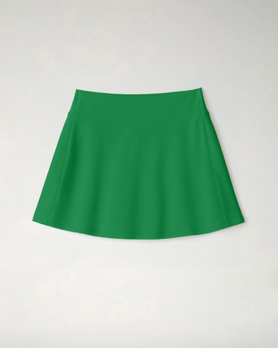 Evergreen CourtChic A-Line Tennis Skirt
