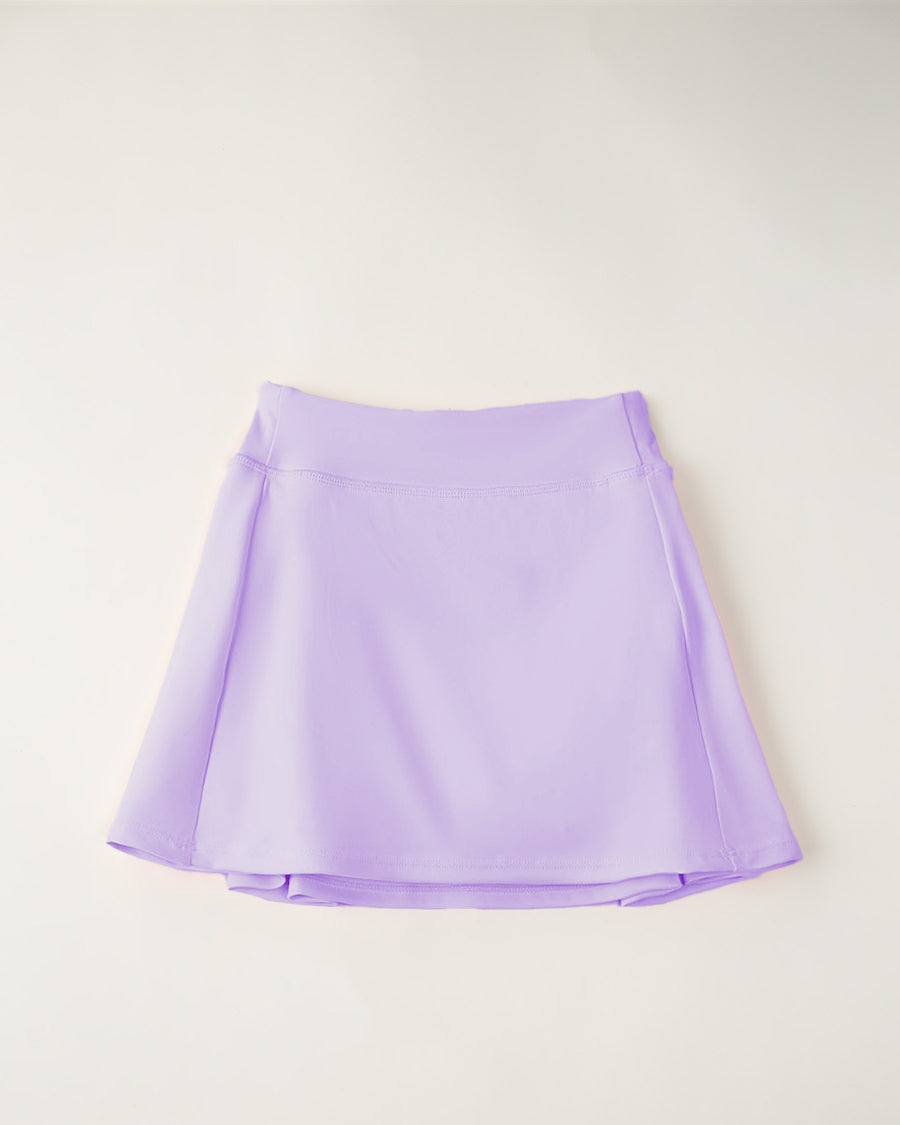 Lilac Girls CourtChic A-Line Tennis Skirt